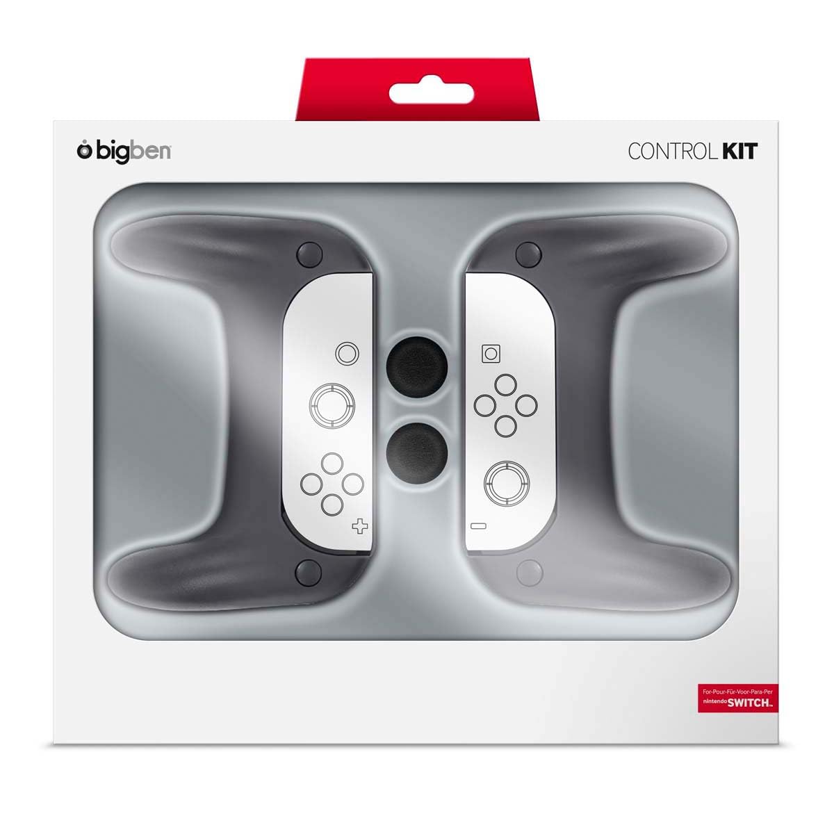 Mando Nintendo Switch Grip Con Gatillos Para Joy-Con Negro Mando Nintendo Switch Grip Con Gatillos Para Joy-Con Negro